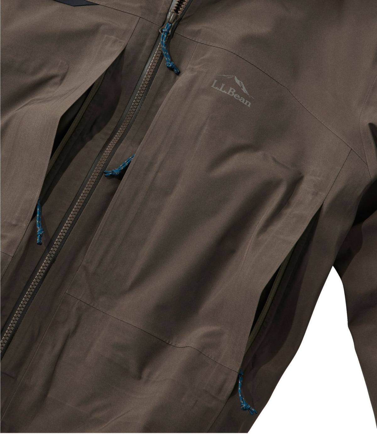 L.L.Bean Men's Rapid River Pro GORE-TEX Wading Jacket Dark Cinder