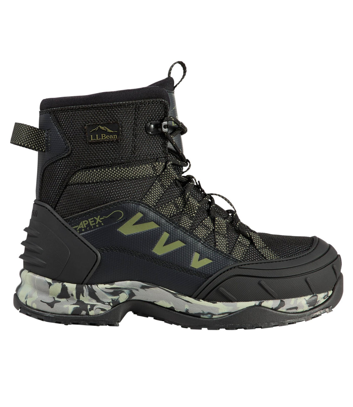 L.L.Bean Men's Apex Wading Boots, Studded Gray