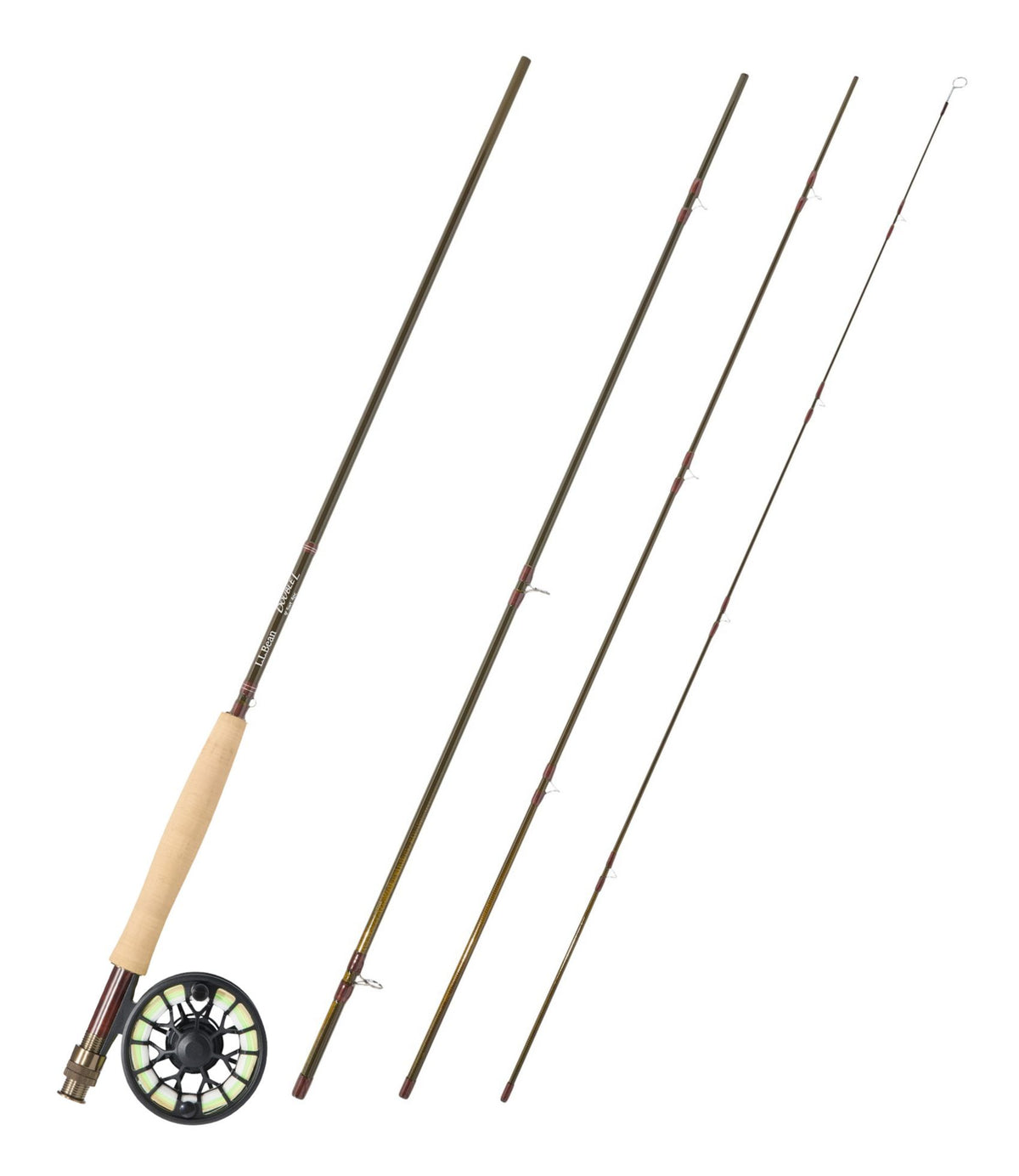L.L.Bean Double L Fly Rod Outfits, 4-6 wt. Brown