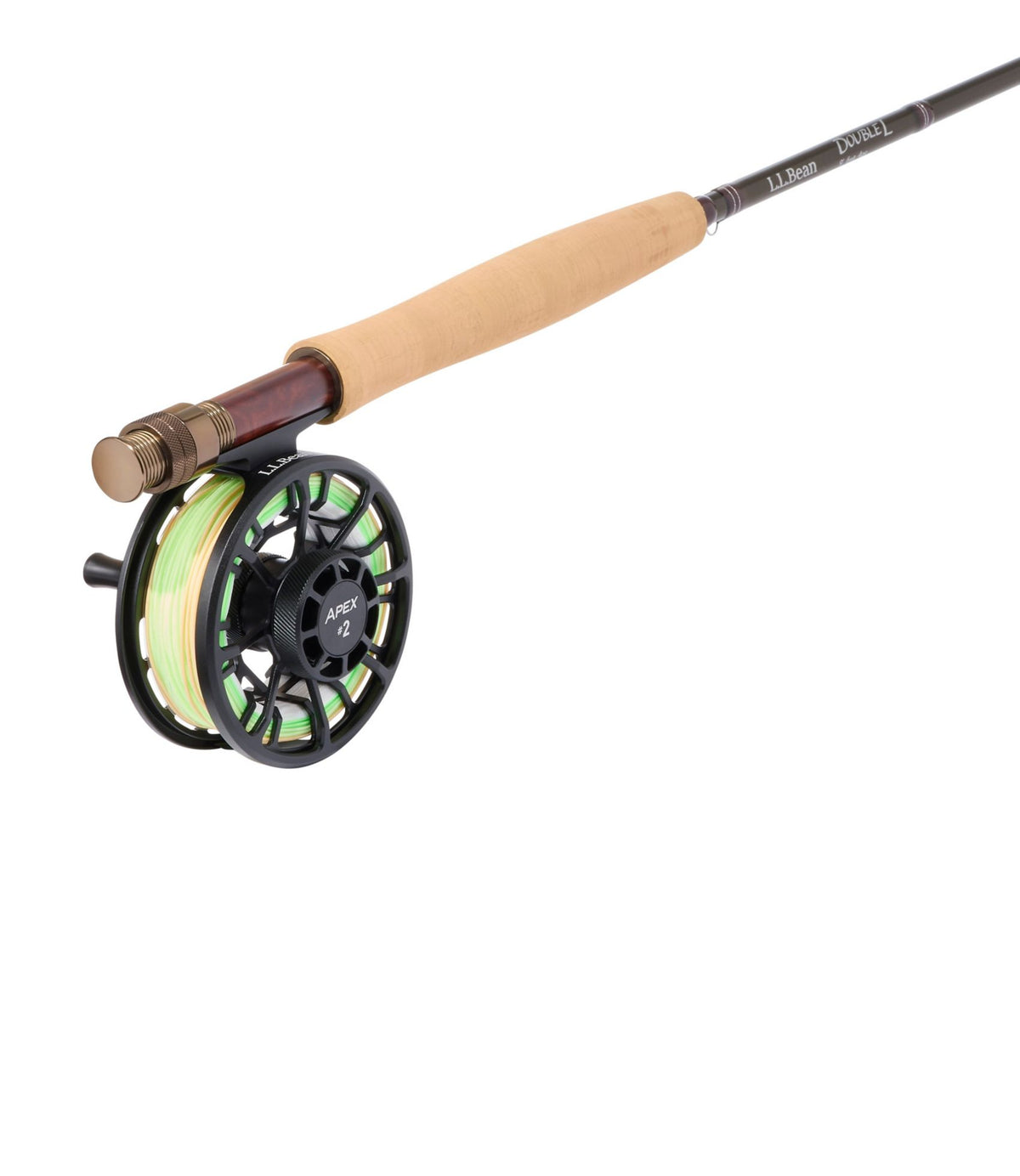 L.L.Bean Double L Fly Rod Outfits, 4-6 wt. Brown