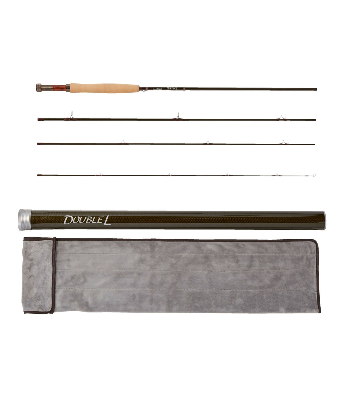 L.L.Bean Double L Fly Rod Outfits, 4-6 wt. Brown