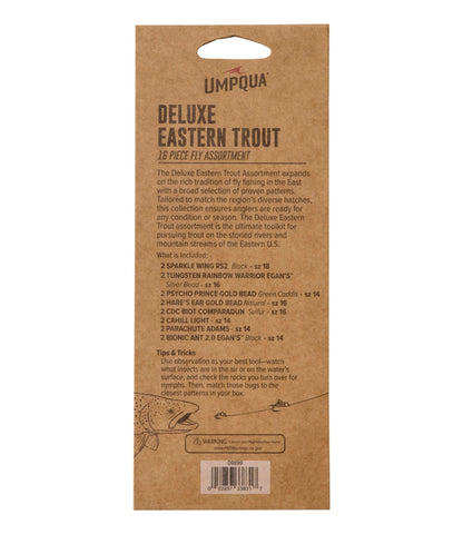 L.L.Bean Umpqua Deluxe Eastern Trout Fly Assortment, 16 flies