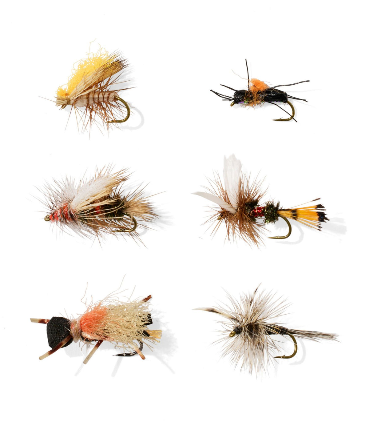 L.L.Bean Umpqua Classic Pocket Water Dry Fly Assortment, 6 flies
