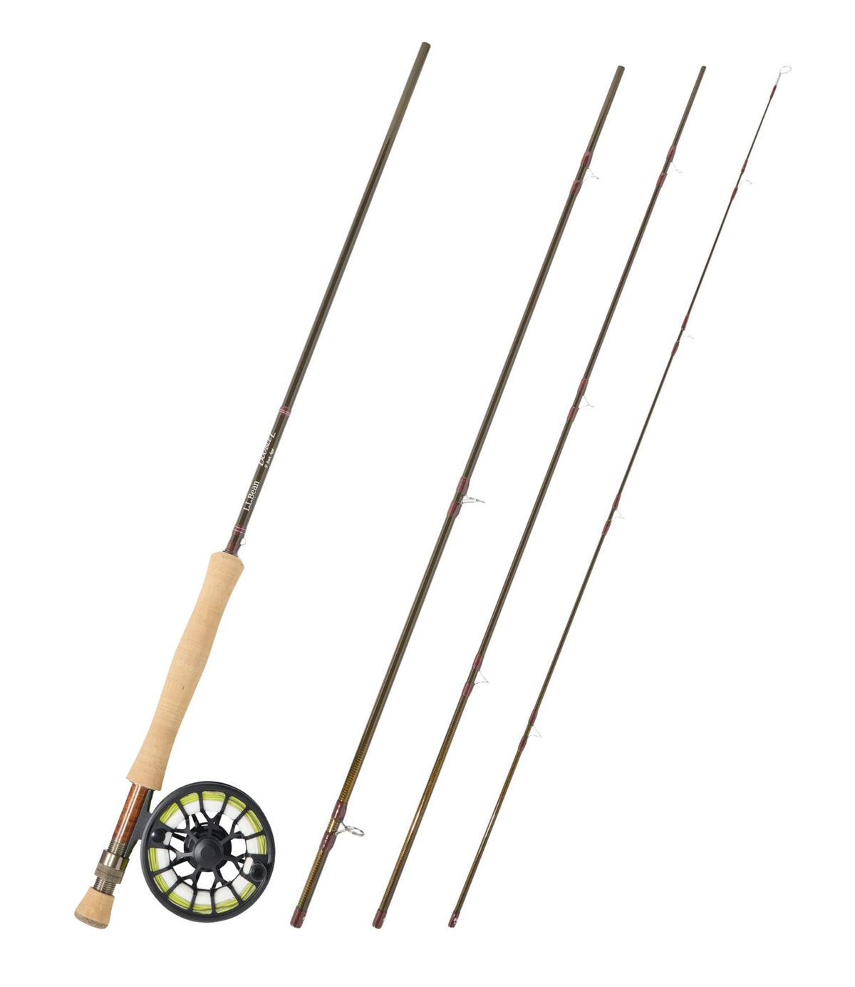 L.L.Bean Double L Fly Rod Outfits, 7-8 wt. Brown