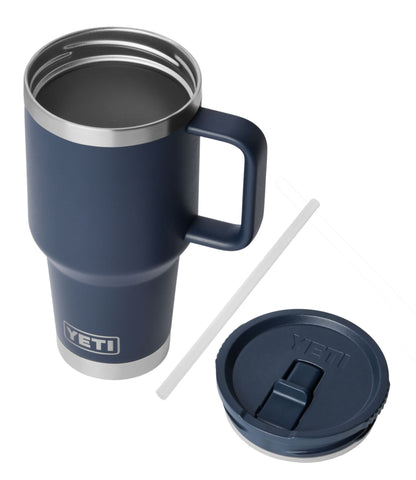 L.L.Bean Yeti Rambler Travel Straw Mug, 30 oz. Cape Taupe