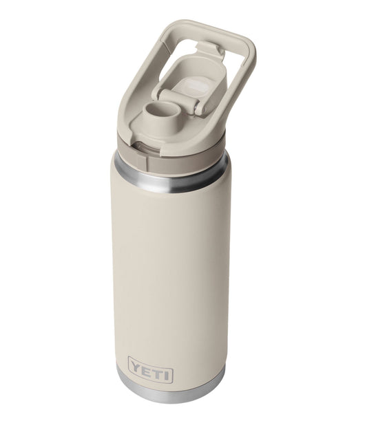 L.L.Bean Yeti Rambler Water Bottle with Flip Chug Cap, 26 oz. Cape Taupe