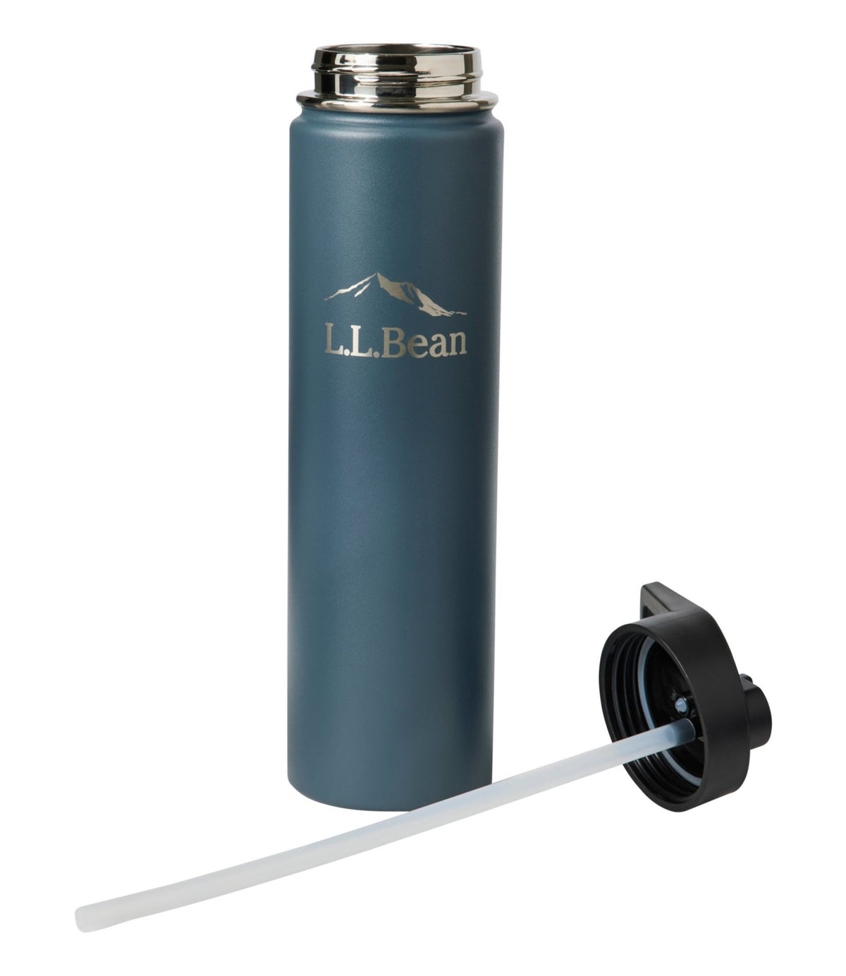 L.L.Bean Bean Canteen Insulated Straw Water Bottle, 25 oz. Cherry Tomato