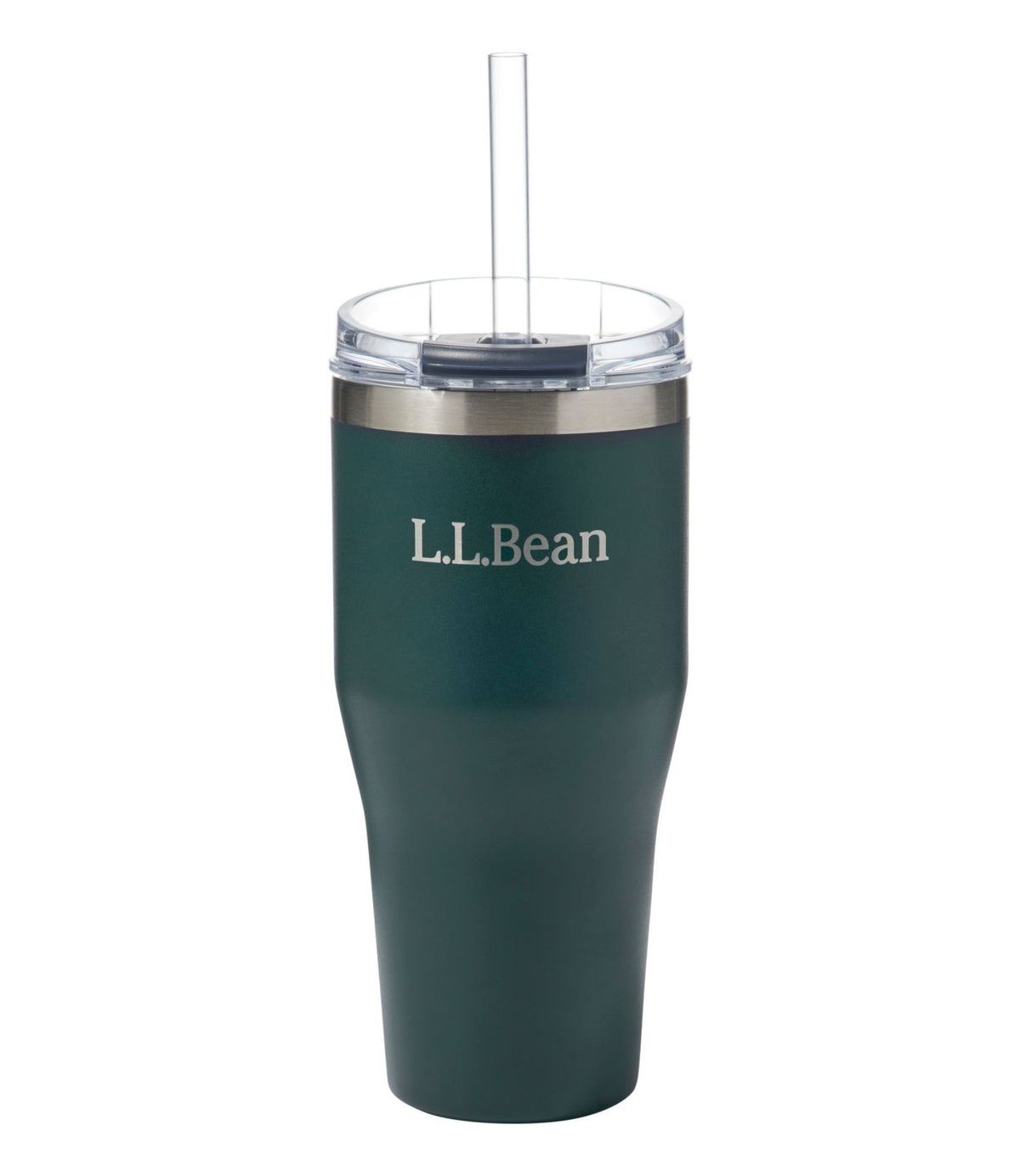 L.L.Bean L.L.Bean Insulated Straw Tumbler, 20 oz. Deepest Green
