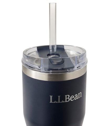 L.L.Bean L.L.Bean Insulated Straw Tumbler, 20 oz. Deepest Green