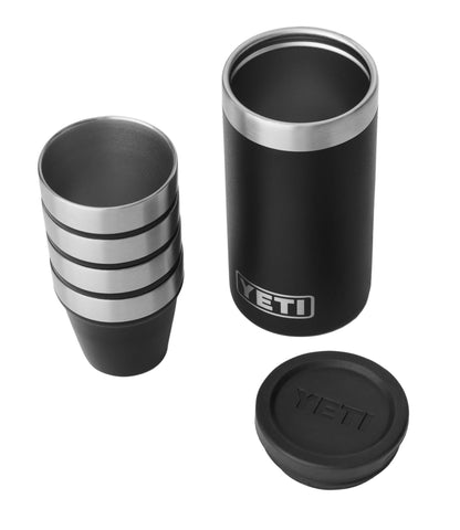L.L.Bean Yeti Shot Glasses with Carrying Case Navy