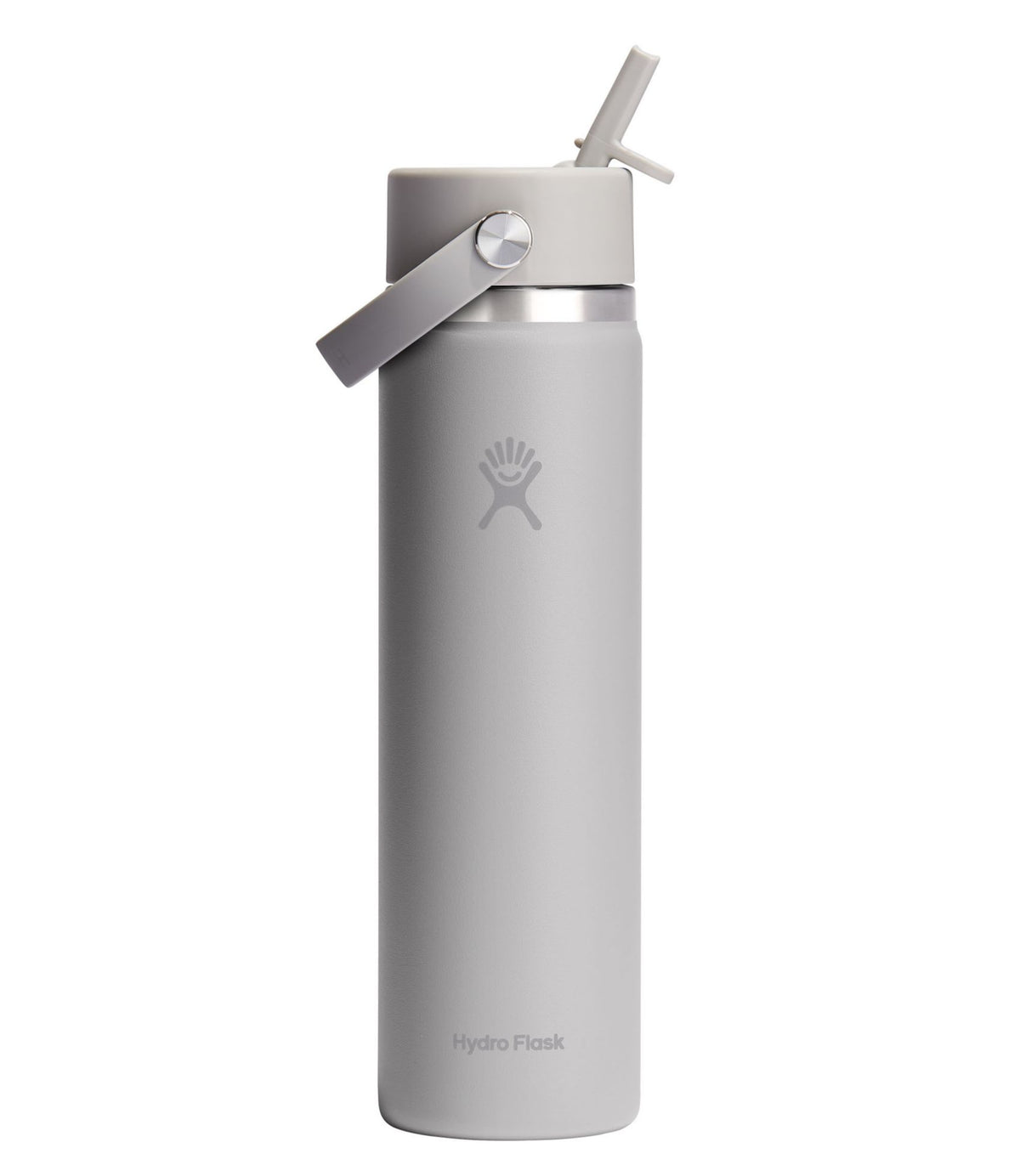 L.L.Bean Hydro Flask Wide Mouth Water Bottle with Flex Straw Cap, 24 oz. Birch