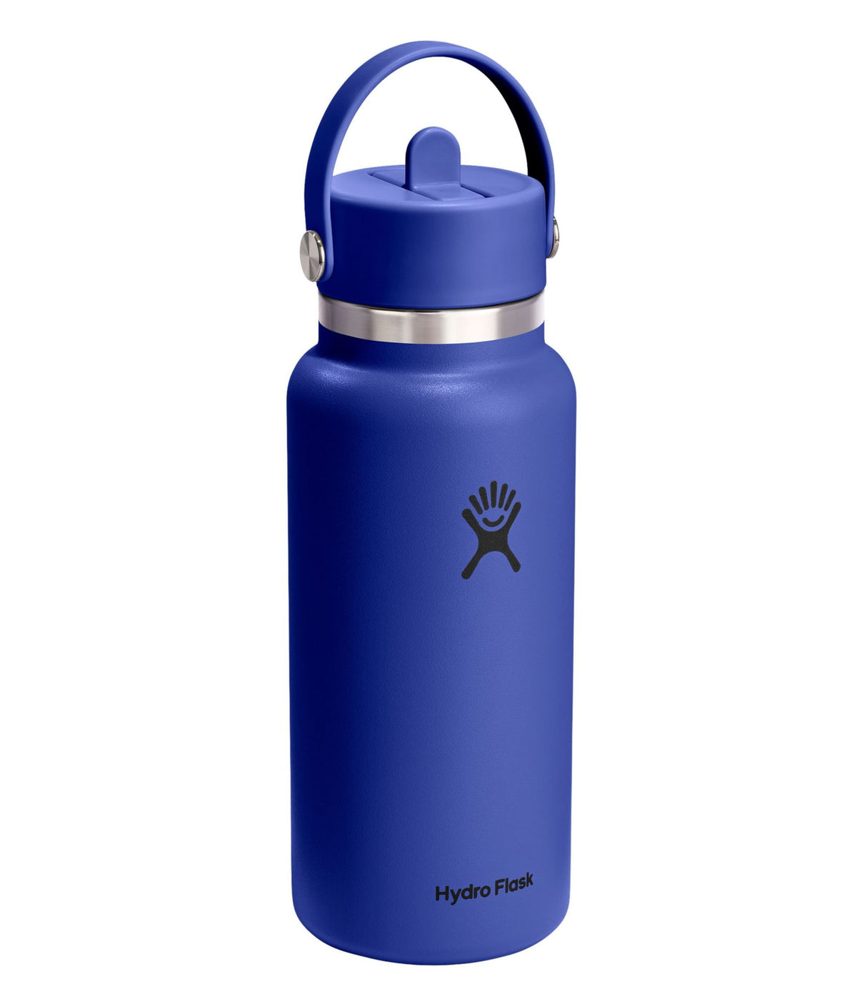 L.L.Bean Hydro Flask Wide Mouth Water Bottle with Flex Straw Cap, 32 oz. Agave