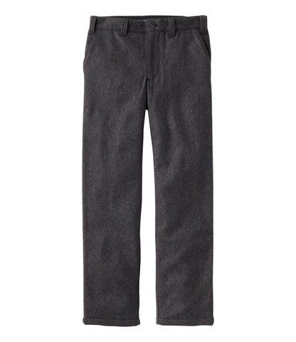 L.L.Bean Men's Maine Guide II PrimaLoft® Lined Wool Pants, Camo Alloy Gray