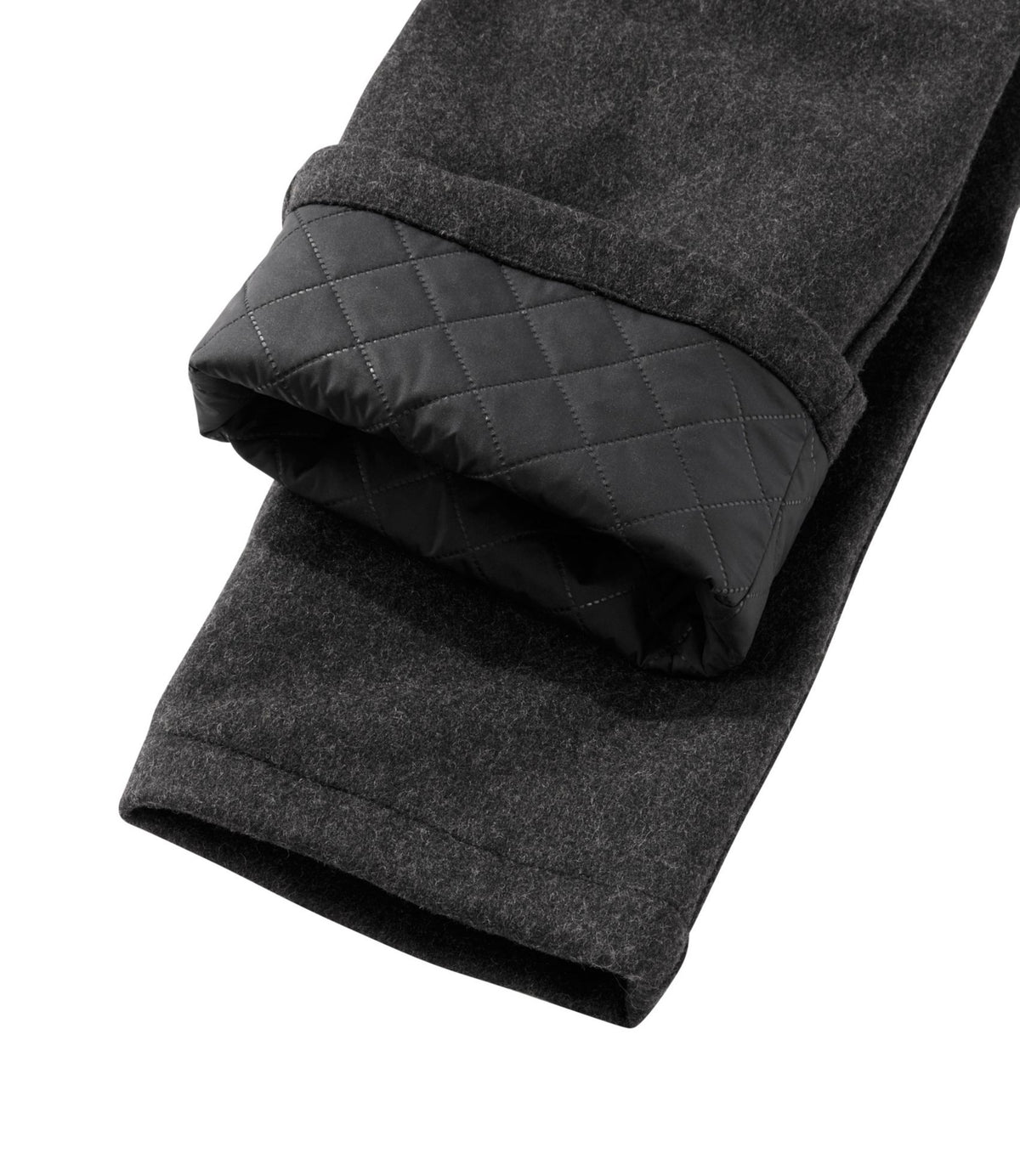 L.L.Bean Men's Maine Guide II PrimaLoft® Lined Wool Pants, Camo Alloy Gray