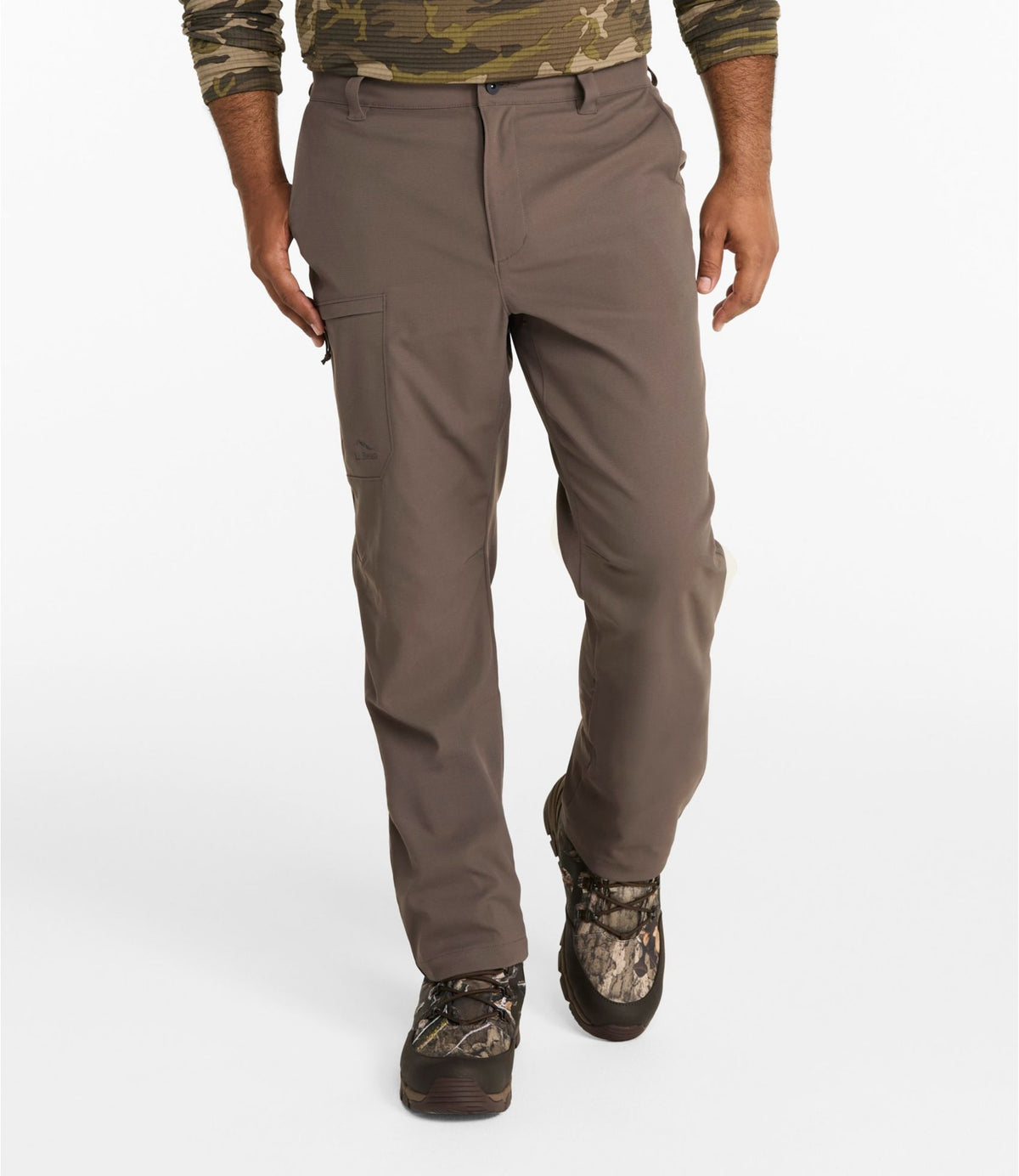 L.L.Bean Men's Hunter's Pathfinder Field Pant with No Fly Zone Dark Cinder