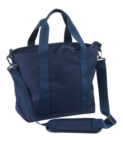 L.L.Bean Zip Hunter's Tote Bag With Strap Classic Navy