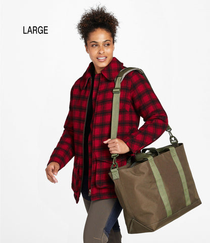 L.L.Bean Zip Hunter's Tote Bag With Strap Classic Navy