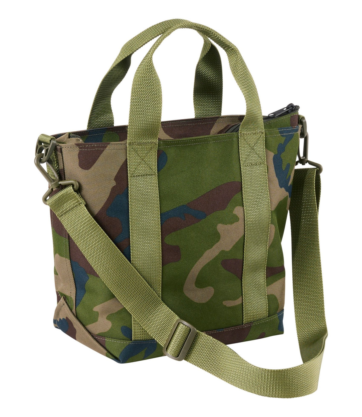 L.L.Bean Zip Hunter's Tote Bag With Strap, Camo Camouflage