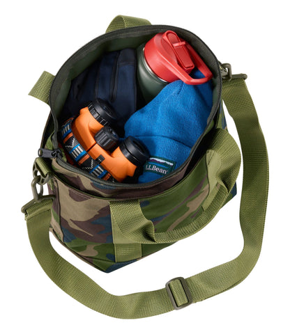 L.L.Bean Zip Hunter's Tote Bag With Strap, Camo Camouflage