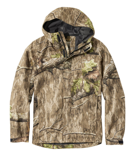 L.L.Bean Men's Northwoods II Rain Jacket, Camo Mossy Oak Country Roots