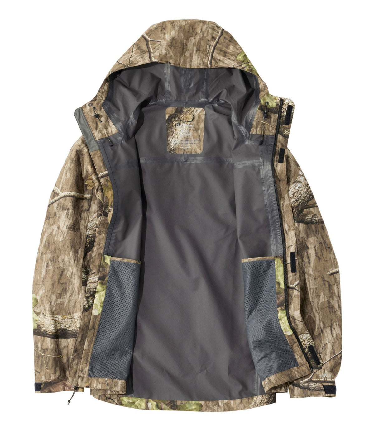 L.L.Bean Men's Northwoods II Rain Jacket, Camo Mossy Oak Country Roots