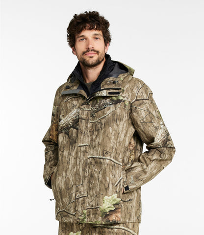 L.L.Bean Men's Northwoods II Rain Jacket, Camo Mossy Oak Country Roots