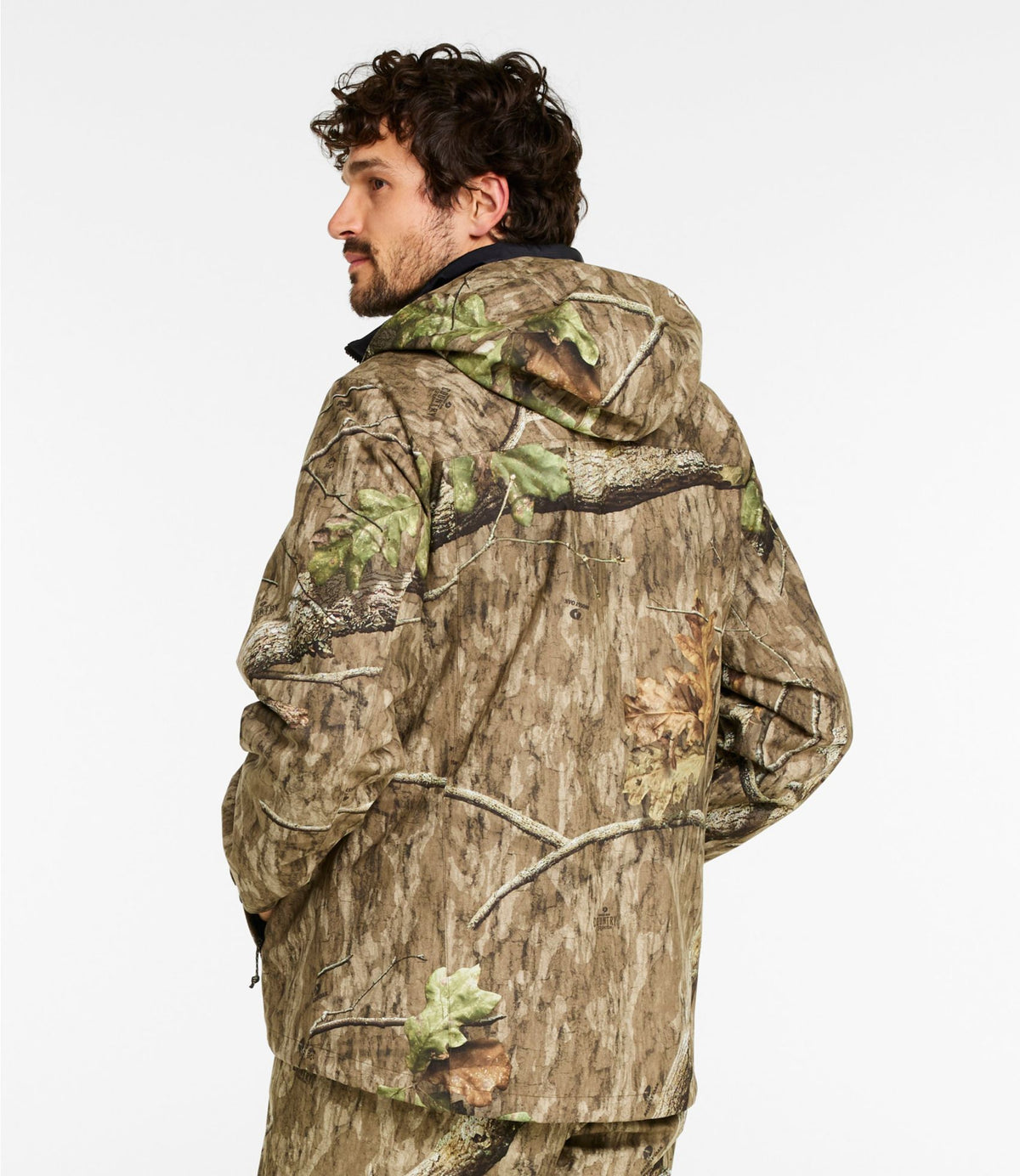 L.L.Bean Men's Northwoods II Rain Jacket, Camo Mossy Oak Country Roots
