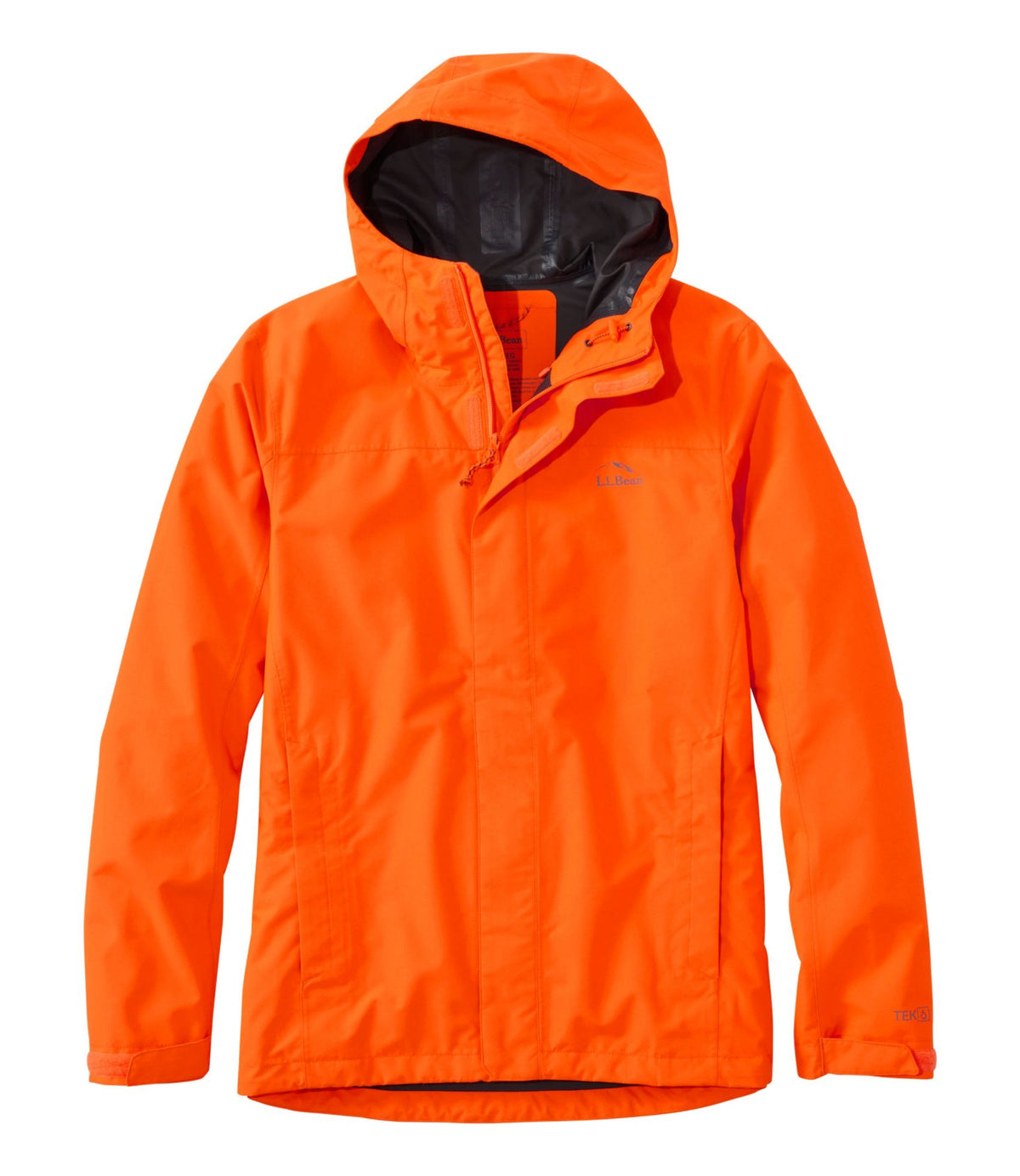 L.L.Bean Men's Northwoods II Rain Jacket Hunter Orange