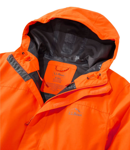 L.L.Bean Men's Northwoods II Rain Jacket Hunter Orange