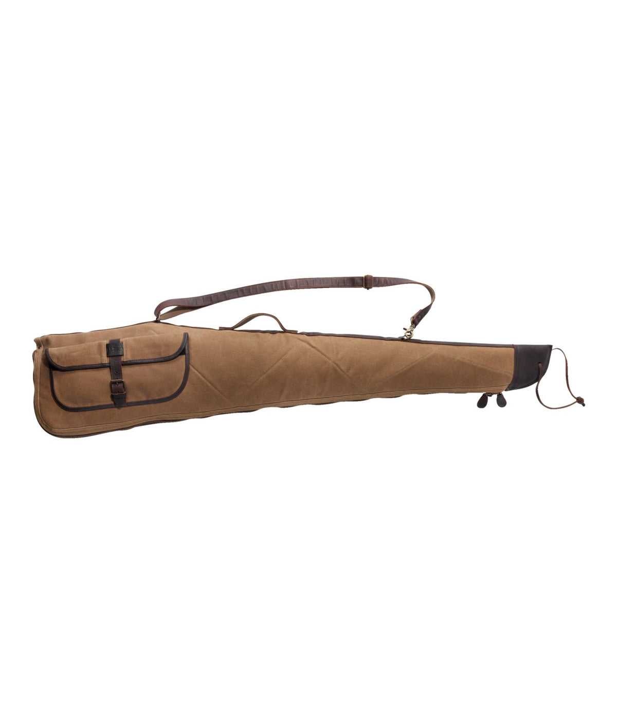 L.L.Bean Double L Waxed-Cotton Shotgun Case Maple Brown
