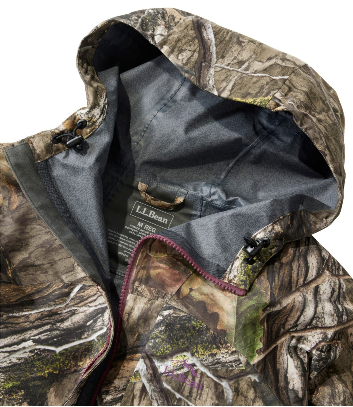 L.L.Bean Women's L.L.Bean Ridge Runner Storm Jacket Mossy Oak Country DNA