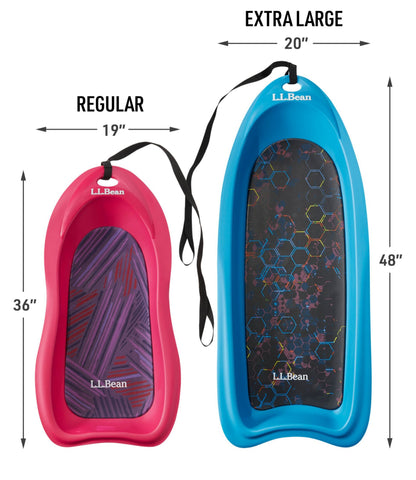 L.L.Bean L.L.Bean Polar Slider DLX Sleds Blue Hexagon