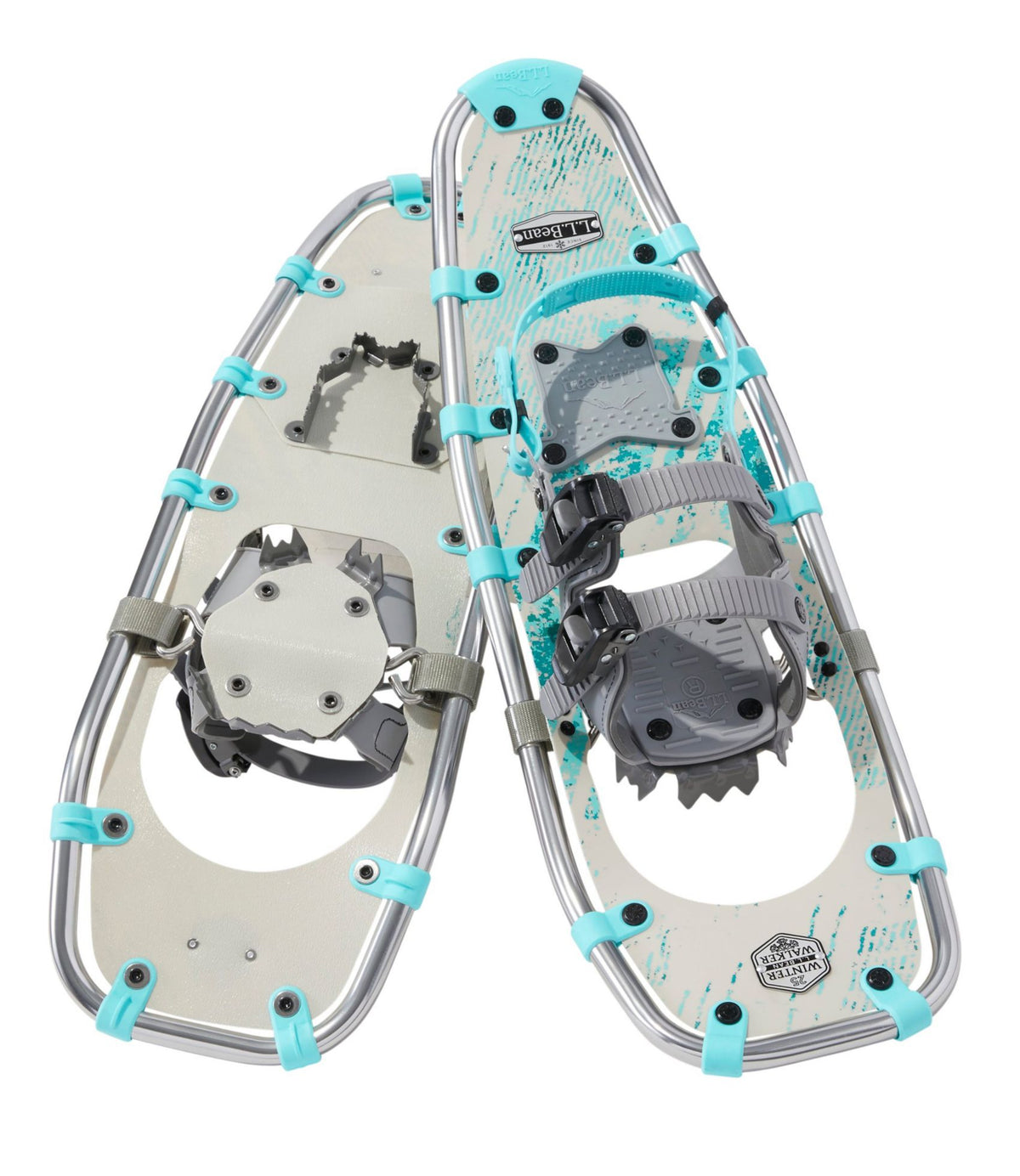 L.L.Bean Women's Winter Walker Snowshoe Teal Blue Fracture