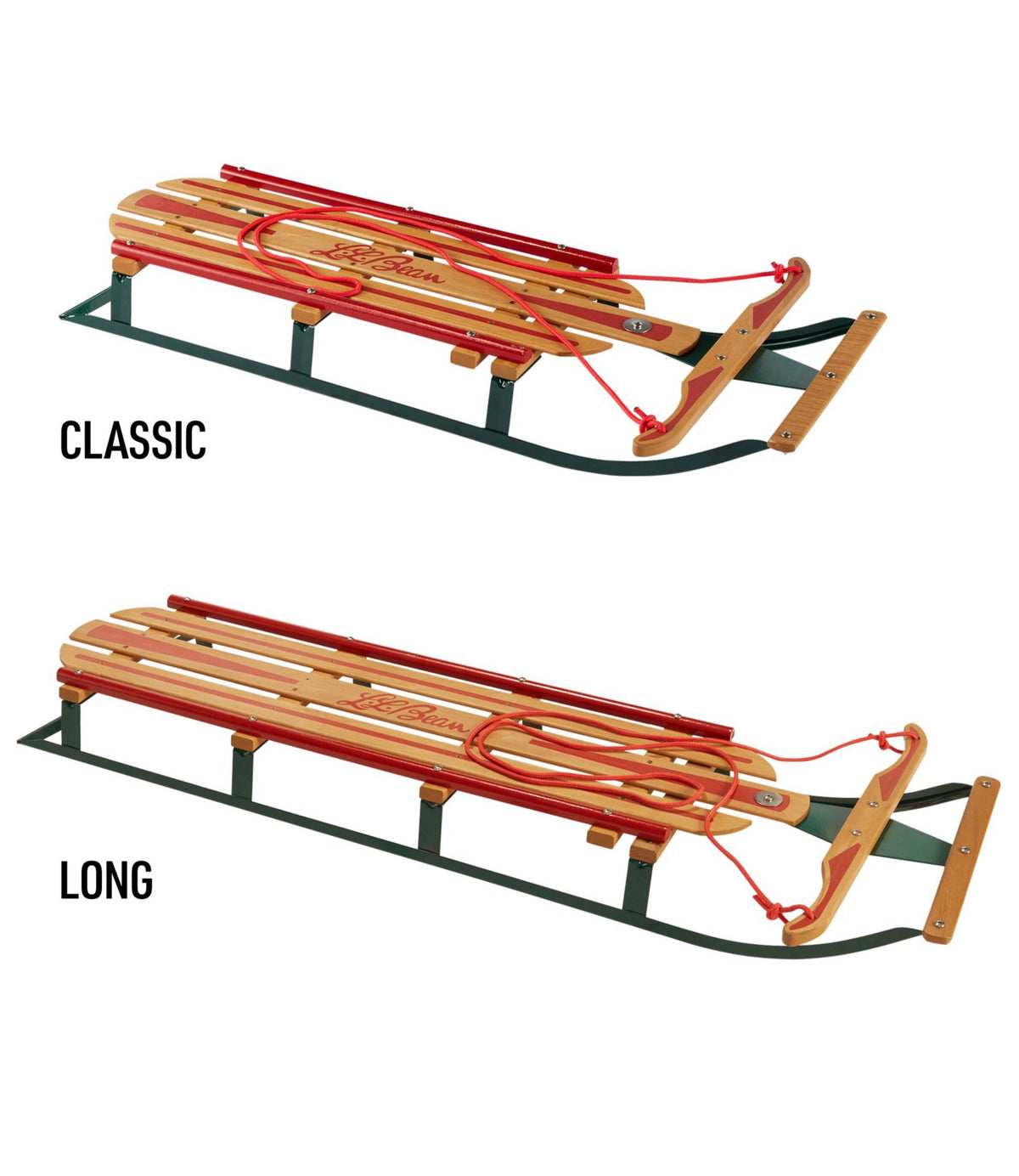 L.L.Bean Dash Runnered Sled Natural/Red