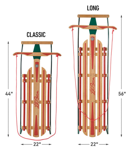 L.L.Bean Dash Runnered Sled Natural/Red