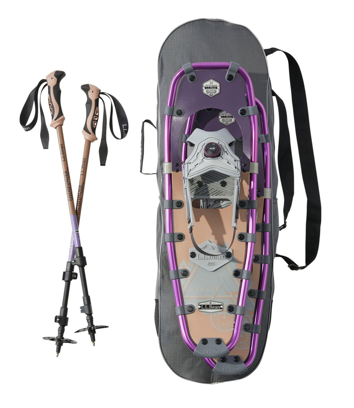 L.L.Bean Women's Pathfinder BOA® Rec Snowshoe Package Muted Purple