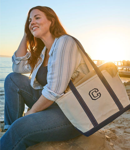 L.L.Bean Boat and Tote®, Zip-Top Blue