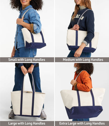L.L.Bean Boat and Tote®, Zip-Top Blue