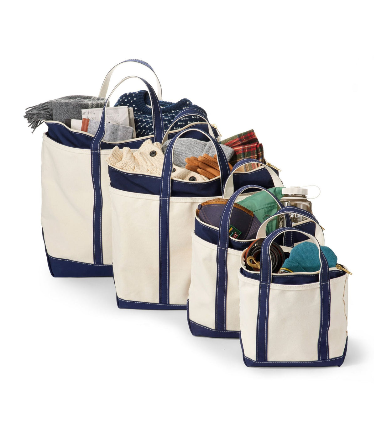 L.L.Bean Boat and Tote®, Zip-Top Blue