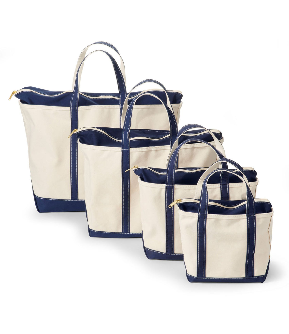 L.L.Bean Boat and Tote®, Zip-Top Blue