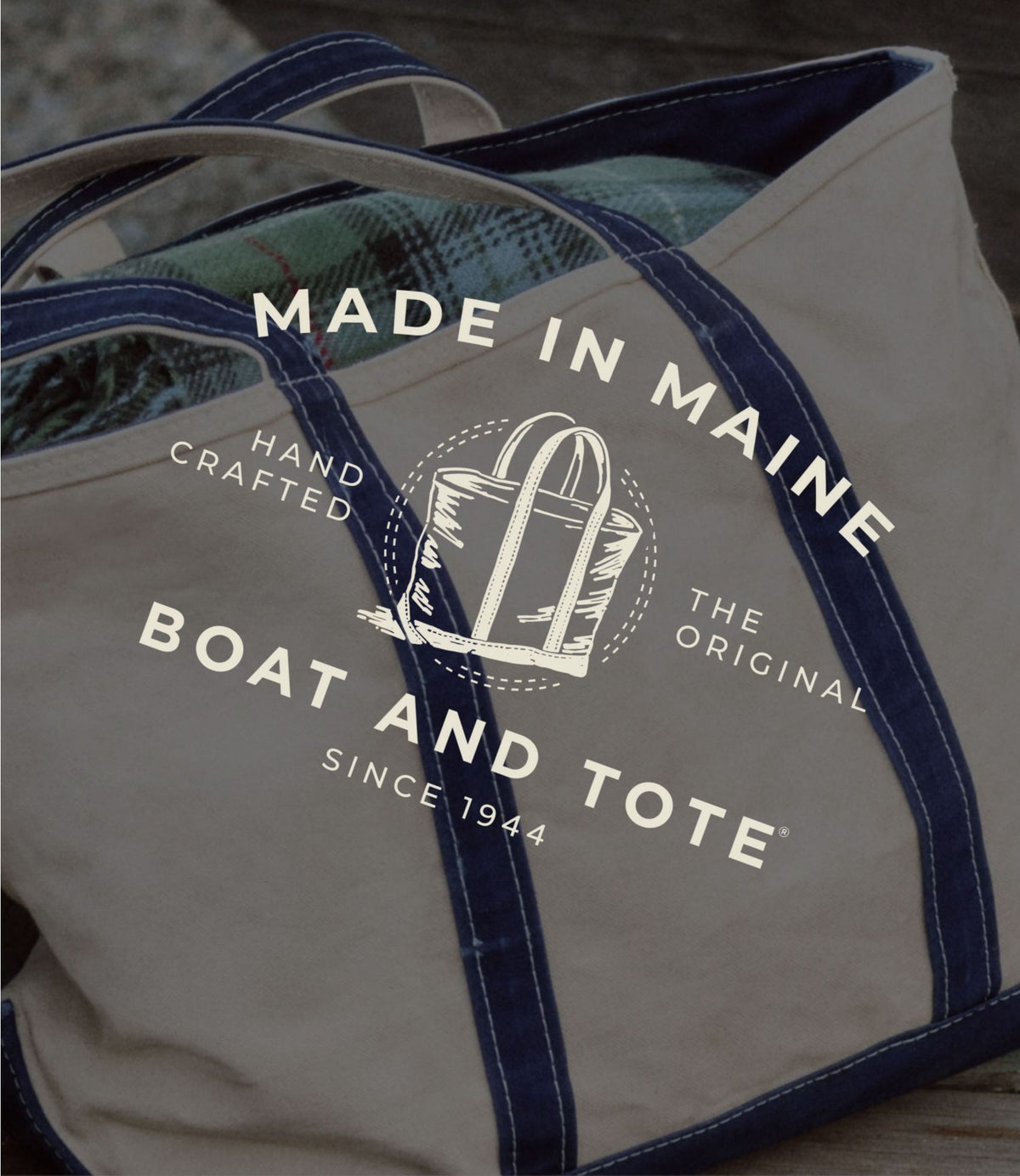 L.L.Bean Zip-Top Boat and Tote®, Mini Blue