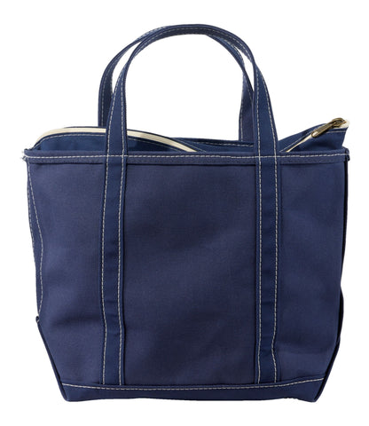 L.L.Bean Boat and Tote®, Zip-Top with Pocket Blue/Blue