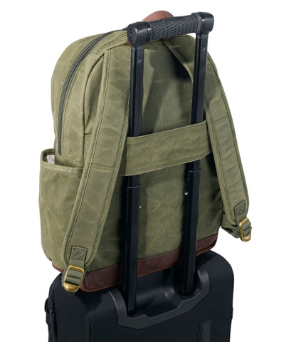 L.L.Bean Waxed Canvas Backpack Classic Navy