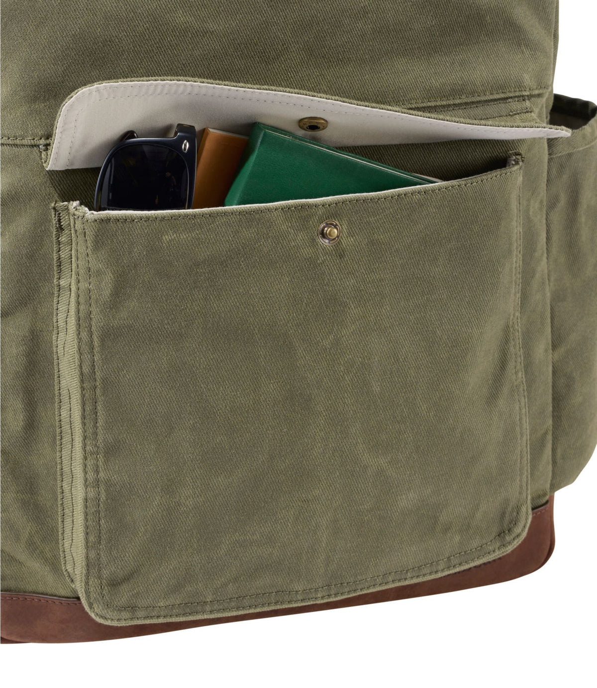 L.L.Bean Waxed Canvas Backpack Classic Navy