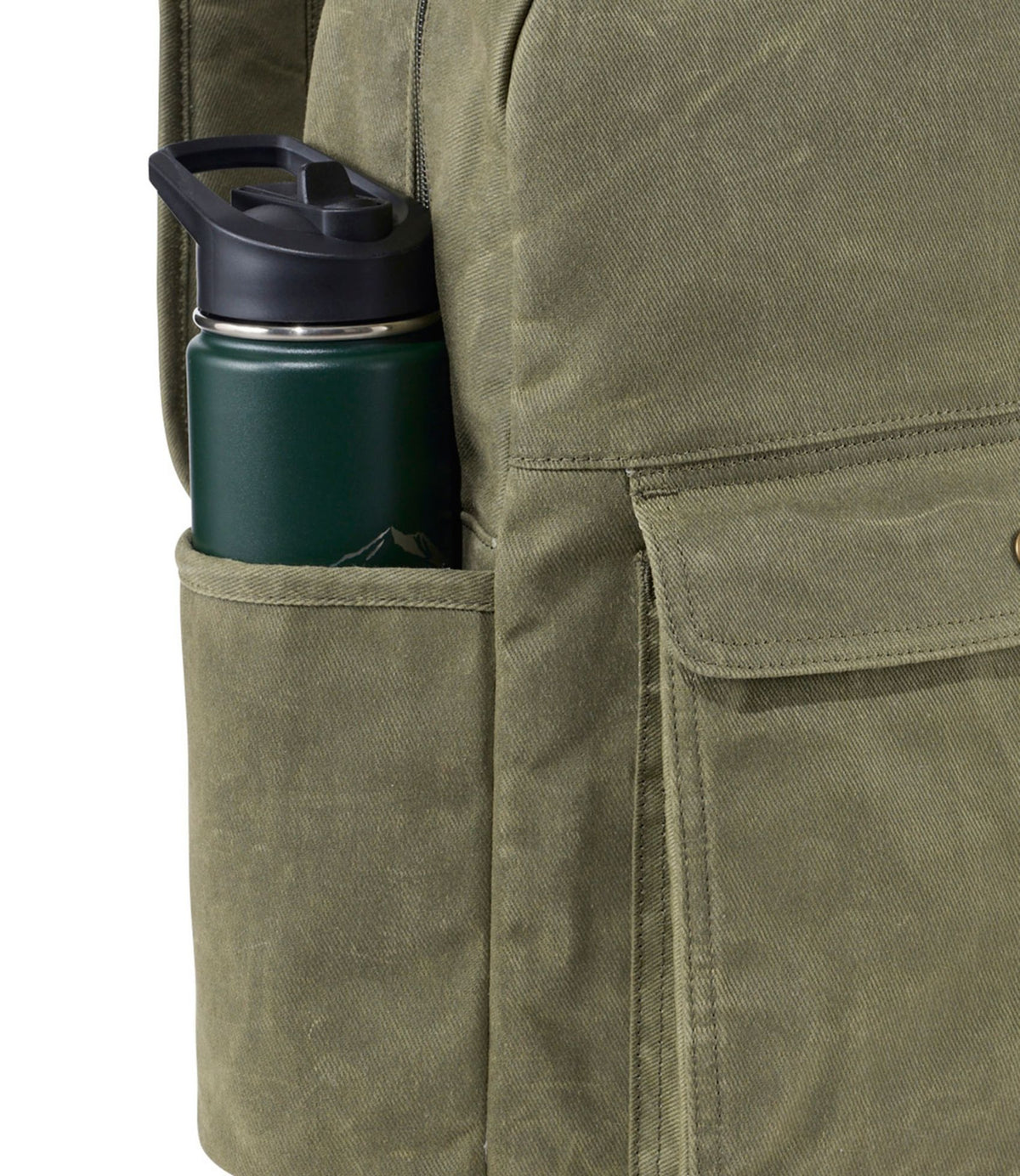 L.L.Bean Waxed Canvas Backpack Classic Navy