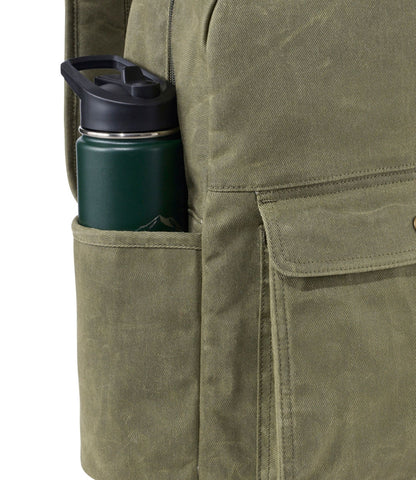L.L.Bean Waxed Canvas Backpack Classic Navy