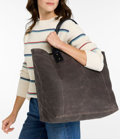 L.L.Bean Rugged Canvas Tote Dark Cinder