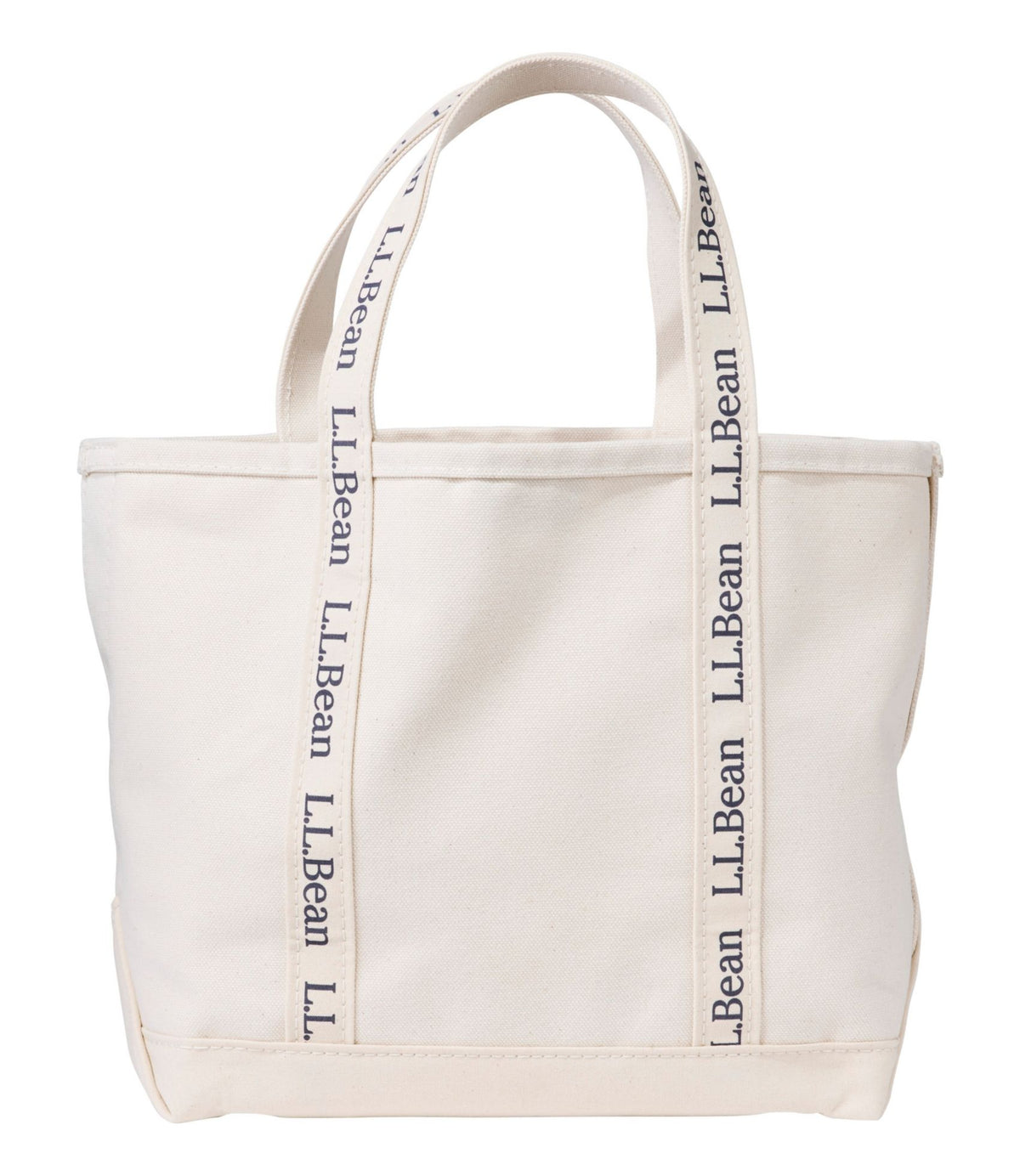 L.L.Bean Boat and Tote®, L.L.Bean Logo Natural/Natural w/ Classic Navy Logo