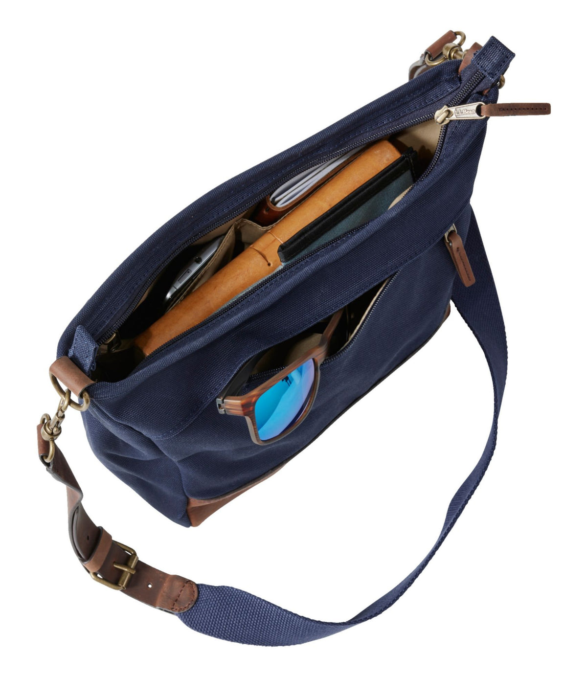 L.L.Bean Stonington Crossbody Bag Dark Khaki