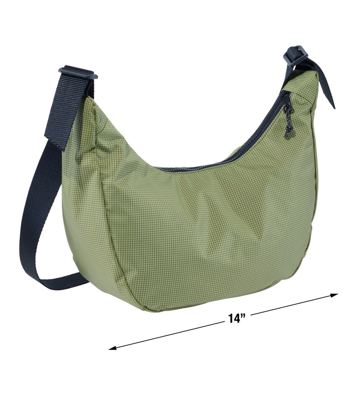 L.L.Bean Flowfold Cutler Crossbody Bag Coal Ecogrid